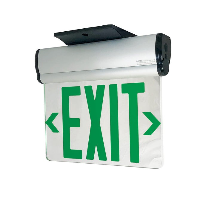 Myhouse Lighting Nora Lighting - NX-810-LEDGMA - LED Edge-Lit Exit Sign - Exit - Aluminum