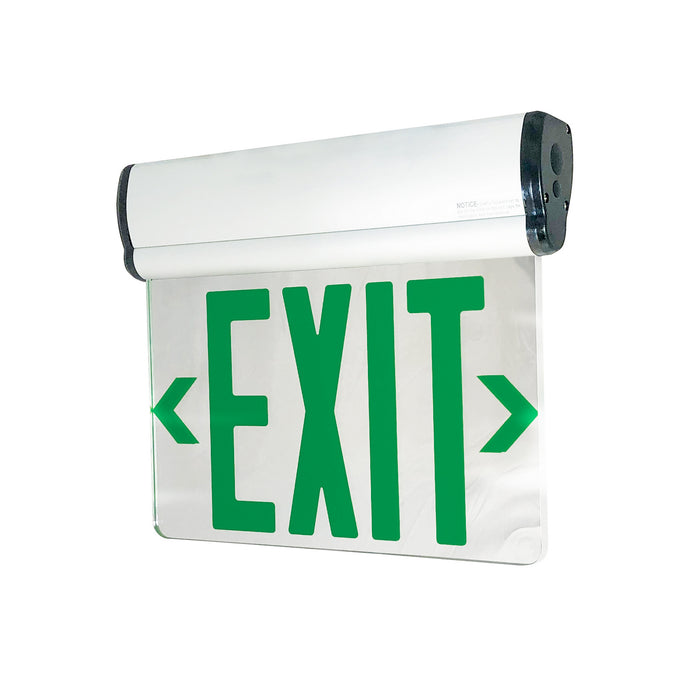 Myhouse Lighting Nora Lighting - NX-812-LEDG2MW - LED Edge-Lit Exit Sign - Exit - White