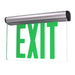 Myhouse Lighting Nora Lighting - NX-812-LEDGCA - LED Edge-Lit Exit Sign - Exit - Aluminum