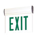 Myhouse Lighting Nora Lighting - NX-812-LEDGCW - LED Edge-Lit Exit Sign - Exit - White