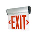 Myhouse Lighting Nora Lighting - NX-812-LEDR2MA - LED Edge-Lit Exit Sign - Exit - Aluminum
