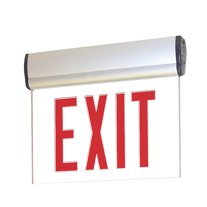 Myhouse Lighting Nora Lighting - NX-812-LEDRCA - LED Edge-Lit Exit Sign - Exit - Aluminum