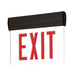 Myhouse Lighting Nora Lighting - NX-812-LEDRCB - LED Edge-Lit Exit Sign - Exit - Black