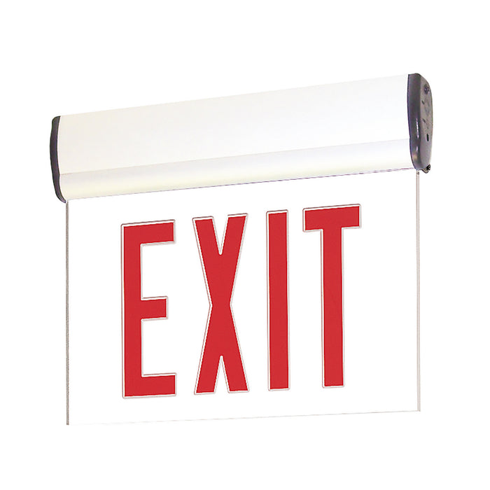 Myhouse Lighting Nora Lighting - NX-812-LEDRCW - LED Edge-Lit Exit Sign - Exit - White