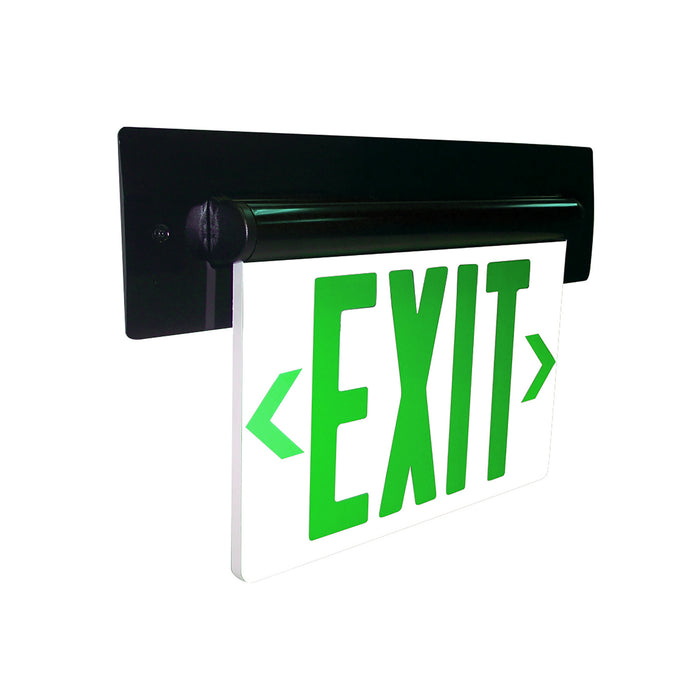 Myhouse Lighting Nora Lighting - NX-815-LEDG2MB - LED Edge-Lit Exit Sign - Exit
