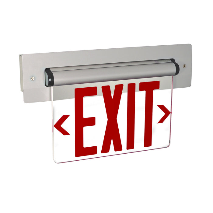 Myhouse Lighting Nora Lighting - NX-815-LEDRCW - LED Edge-Lit Exit Sign - Exit