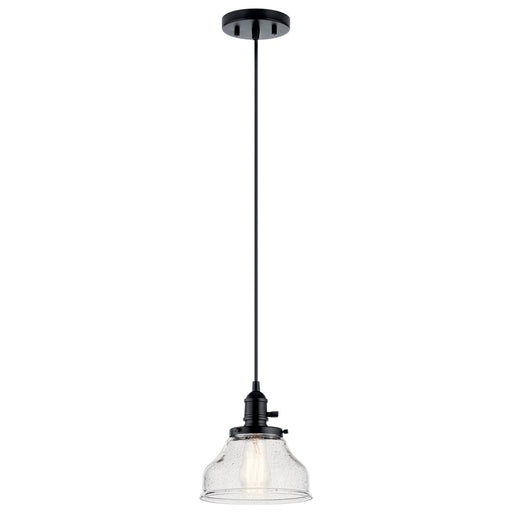 Myhouse Lighting Kichler - 43850BK - One Light Mini Pendant - Avery - Black