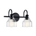 Myhouse Lighting Kichler - 45972BK - Two Light Bath - Avery - Black