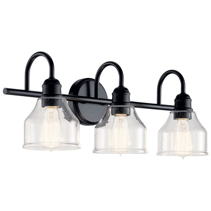 Myhouse Lighting Kichler - 45973BK - Three Light Bath - Avery - Black