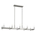 Myhouse Lighting Kichler - 52614SN - Ten Light Linear Chandelier - Erzo - Satin Nickel