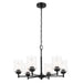 Myhouse Lighting Kichler - 52616BK - Six Light Chandelier - Winslow - Black