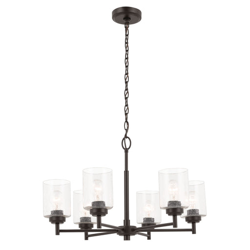 Myhouse Lighting Kichler - 52616OZ - Six Light Chandelier - Winslow - Bronze