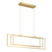 Myhouse Lighting Kichler - 84331CG - LED Linear Chandelier - Jestin - Champagne Gold