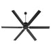 Myhouse Lighting Quorum - 10806-59 - 80" Ceiling Fan - Zeus - Matte Black