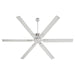 Myhouse Lighting Quorum - 10806-65 - 80" Ceiling Fan - Zeus - Satin Nickel