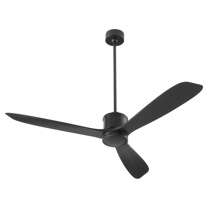 Myhouse Lighting Quorum - 12583-59 - 58" Patio Fan - Portland - Matte Black