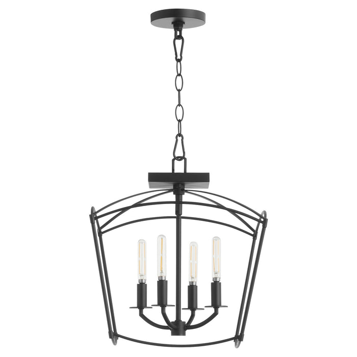 Myhouse Lighting Quorum - 2812-14-59 - Four Light Dual Mount - Mantle - Matte Black