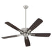 Myhouse Lighting Quorum - 4525-165 - 52"Ceiling Fan - Ovation - Satin Nickel