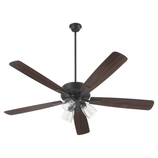 Myhouse Lighting Quorum - 4525-23159 - 52"Ceiling Fan - Ovation - Matte Black