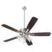 Myhouse Lighting Quorum - 4525-24165 - 52"Ceiling Fan - Ovation - Satin Nickel