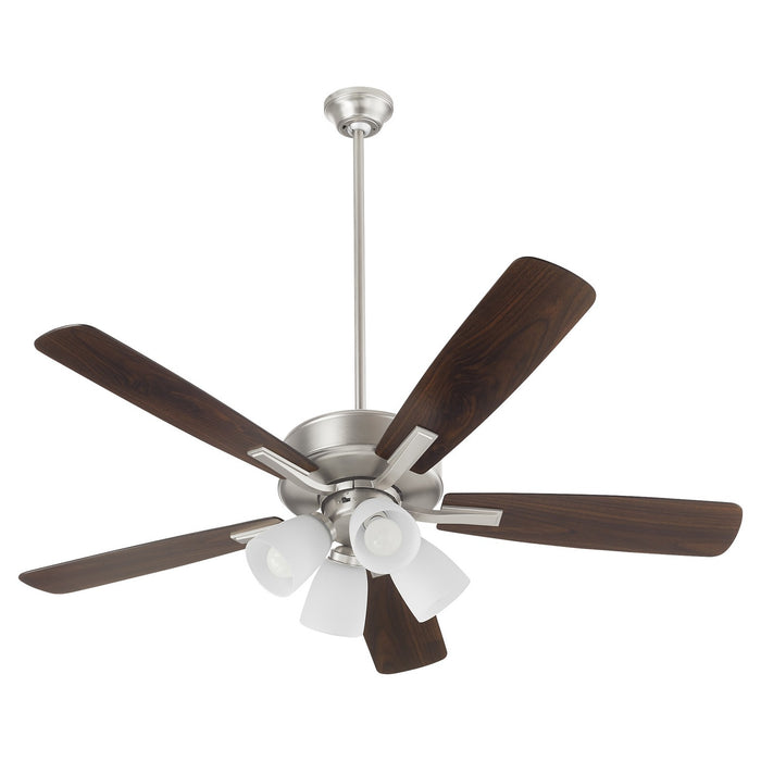 Myhouse Lighting Quorum - 4525-4165 - 52"Ceiling Fan - Ovation - Satin Nickel