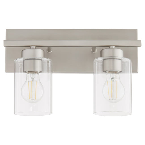 Myhouse Lighting Quorum - 5012-2-65 - Two Light Vanity - Carter - Satin Nickel