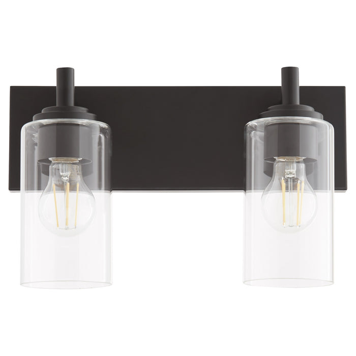 Myhouse Lighting Quorum - 5200-2-59 - Two Light Vanity - Fallstaff - Matte Black