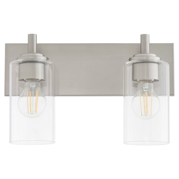 Myhouse Lighting Quorum - 5200-2-65 - Two Light Vanity - Fallstaff - Satin Nickel