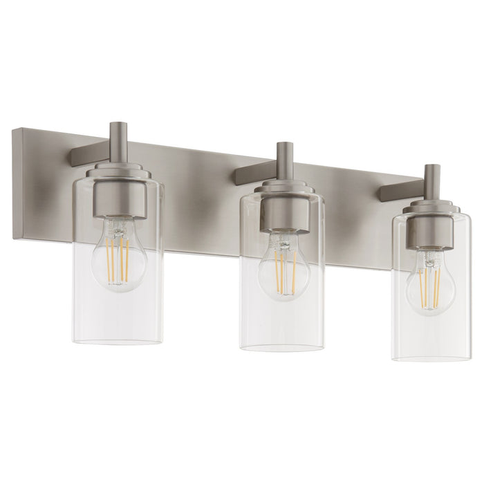 Myhouse Lighting Quorum - 5200-3-65 - Three Light Vanity - Fallstaff - Satin Nickel