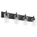 Myhouse Lighting Quorum - 5200-4-59 - Four Light Vanity - Fallstaff - Matte Black