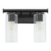 Myhouse Lighting Quorum - 541-2-59 - Two Light Vanity - Juniper - Matte Black