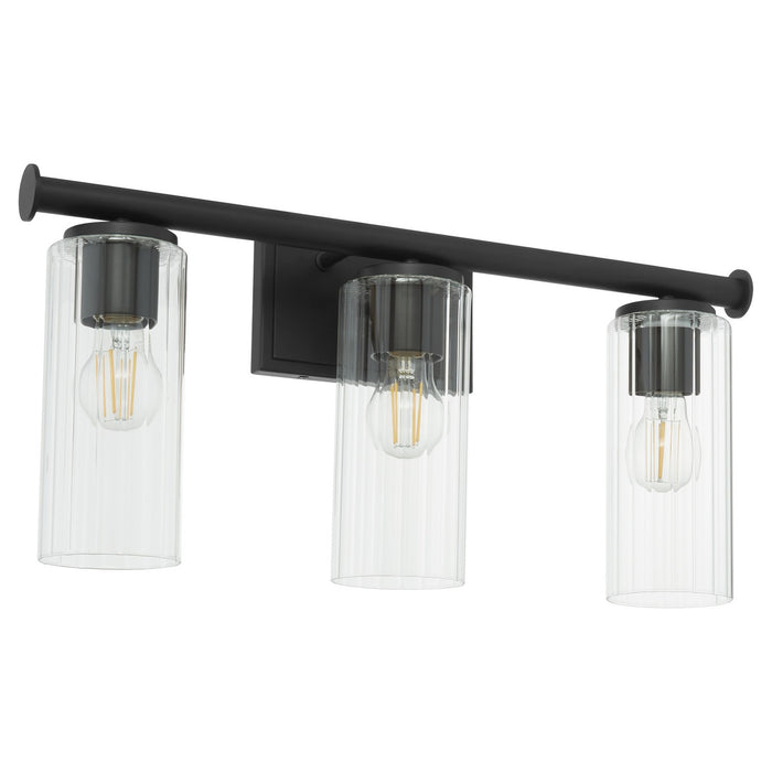 Myhouse Lighting Quorum - 541-3-59 - Three Light Vanity - Juniper - Matte Black