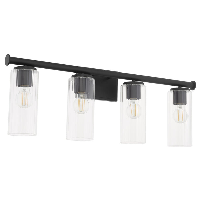 Myhouse Lighting Quorum - 541-4-59 - Four Light Vanity - Juniper - Matte Black