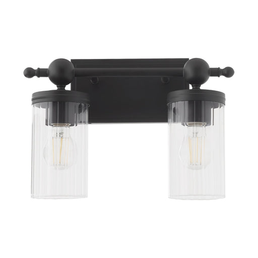 Myhouse Lighting Quorum - 560-2-59 - Two Light Vanity - Lee Boulevard - Matte Black