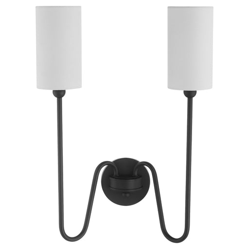 Myhouse Lighting Quorum - 597-2-59 - Two Light Wall Mount - Charlotte - Matte Black