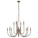 Myhouse Lighting Quorum - 6223-12-81 - 12 Light Chandelier - SUMMIT - Dark Brass