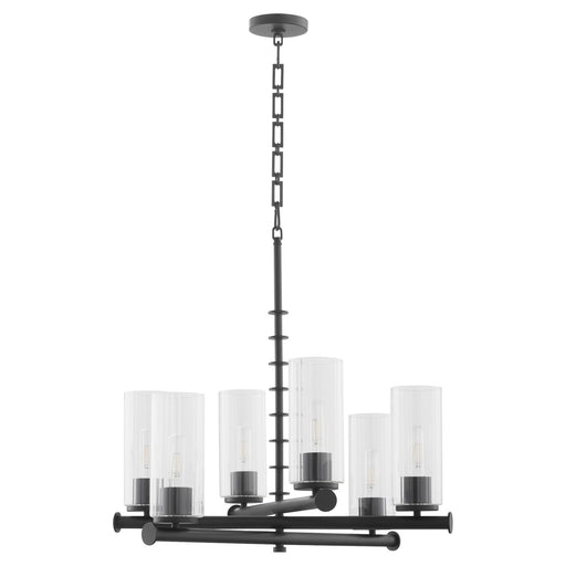 Myhouse Lighting Quorum - 641-6-59 - Six Light Chandelier - Juniper - Matte Black