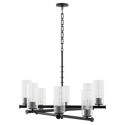 Myhouse Lighting Quorum - 641-8-59 - Eight Light Chandelier - Juniper - Matte Black