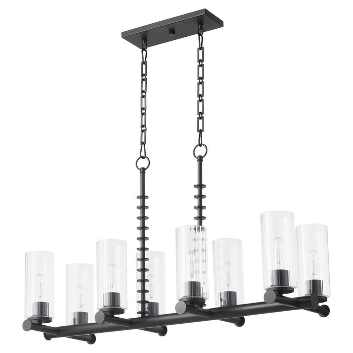 Myhouse Lighting Quorum - 651-8-59 - Eight Light Chandelier - Juniper - Matte Black