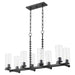 Myhouse Lighting Quorum - 651-8-59 - Eight Light Chandelier - Juniper - Matte Black