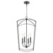 Myhouse Lighting Quorum - 6812-4-59 - Four Light Entry - Mantle - Matte Black