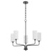 Myhouse Lighting Quorum - 698-5-59 - Five Light Chandelier - Charlotte - Matte Black