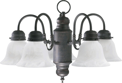 Myhouse Lighting Quorum - 6429-5-44 - Five Light Chandelier - 6429 Nooks - Toasted Sienna