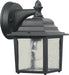 Myhouse Lighting Quorum - 793-15 - One Light Wall Mount - Aluminum Box Lanterns - Black