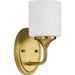 Myhouse Lighting Progress Lighting - P2801-191 - One Light Bath - Lynzie - Brushed Gold