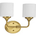 Myhouse Lighting Progress Lighting - P2802-191 - Two Light Bath - Lynzie - Brushed Gold