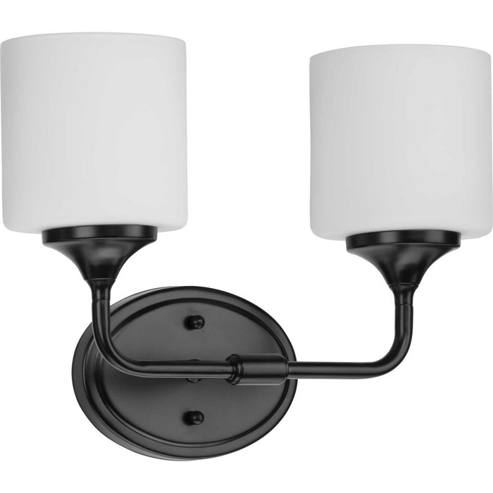 Myhouse Lighting Progress Lighting - P2802-31M - Two Light Bath - Lynzie - Matte Black