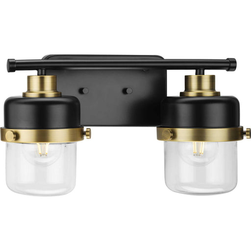 Myhouse Lighting Progress Lighting - P300423-31M - Two Light Bath - Beckner - Matte Black