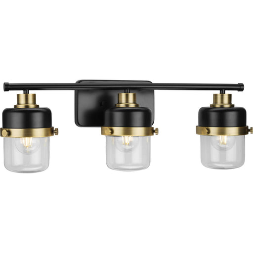 Myhouse Lighting Progress Lighting - P300424-31M - Three Light Bath - Beckner - Matte Black