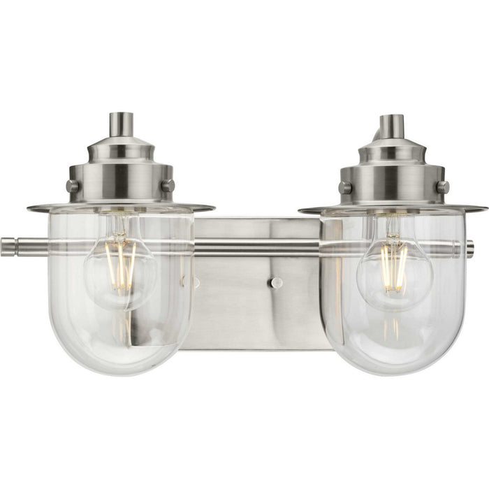 Myhouse Lighting Progress Lighting - P300435-009 - Two Light Bath - Northlake - Brushed Nickel